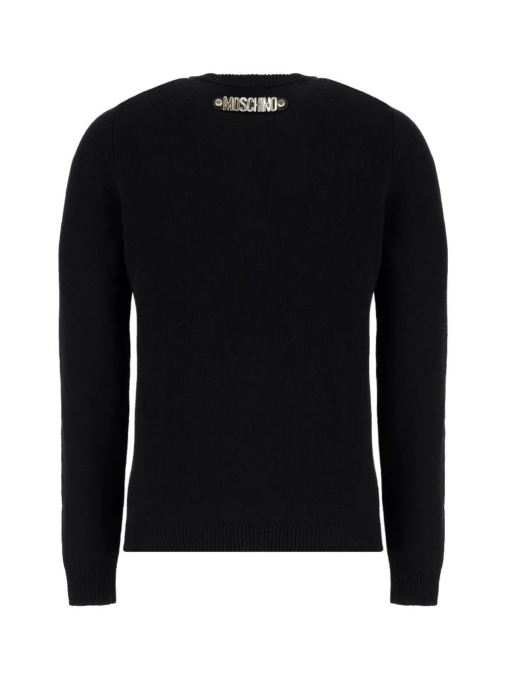Moschino Rear Logo Patch Knit Jumper