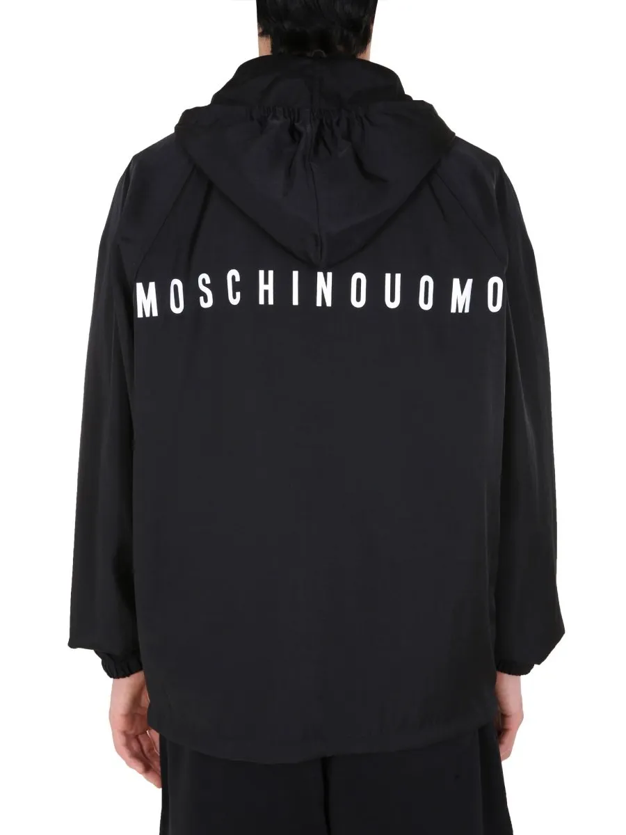 Moschino Logo Windbreaker