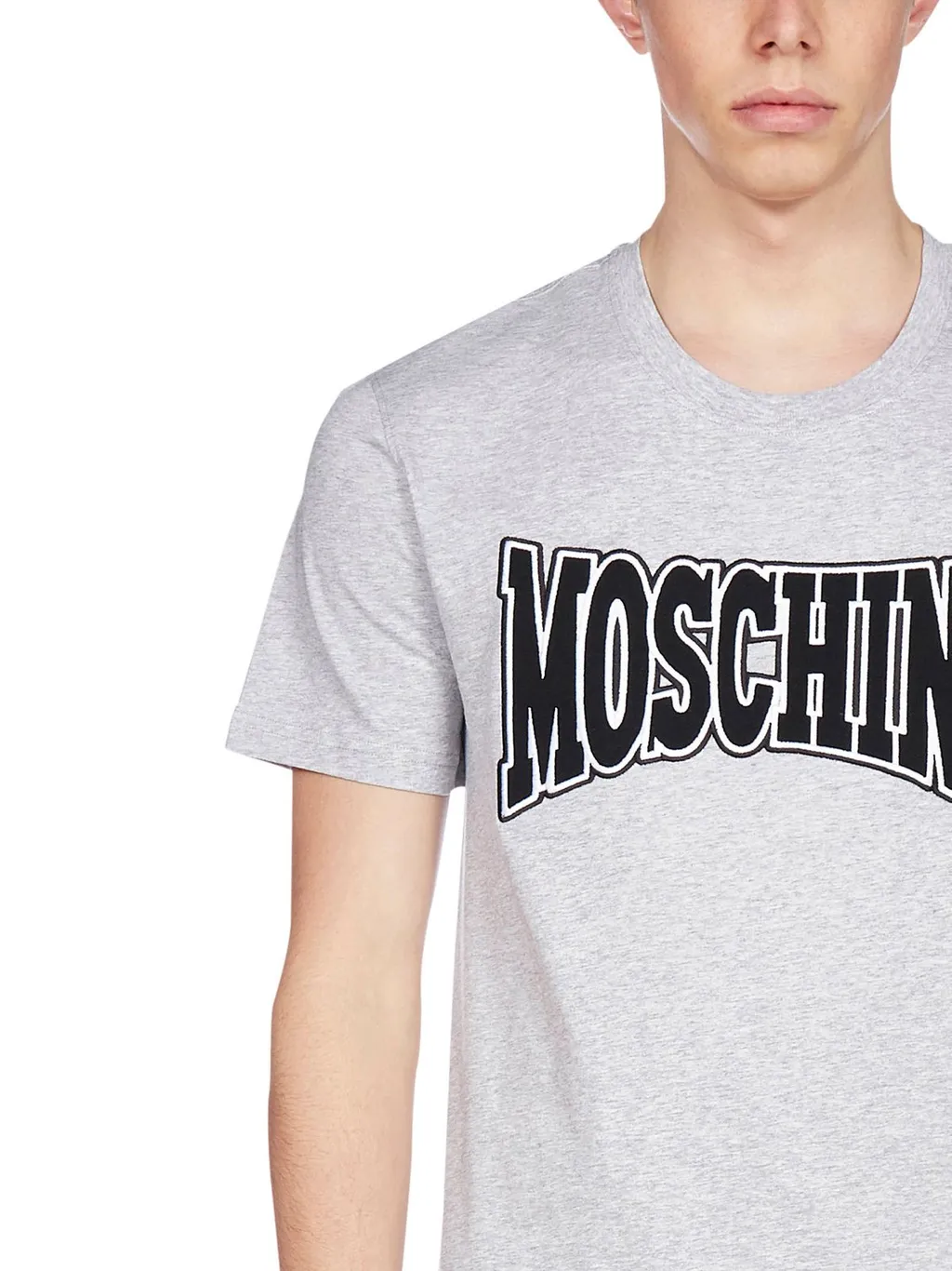 Moschino Logo Print Crewneck T-Shirt