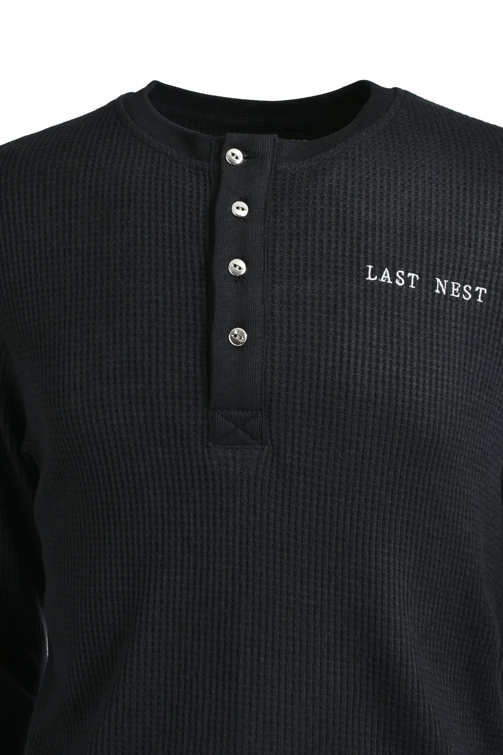 Logo Emb Henry Neck / Black