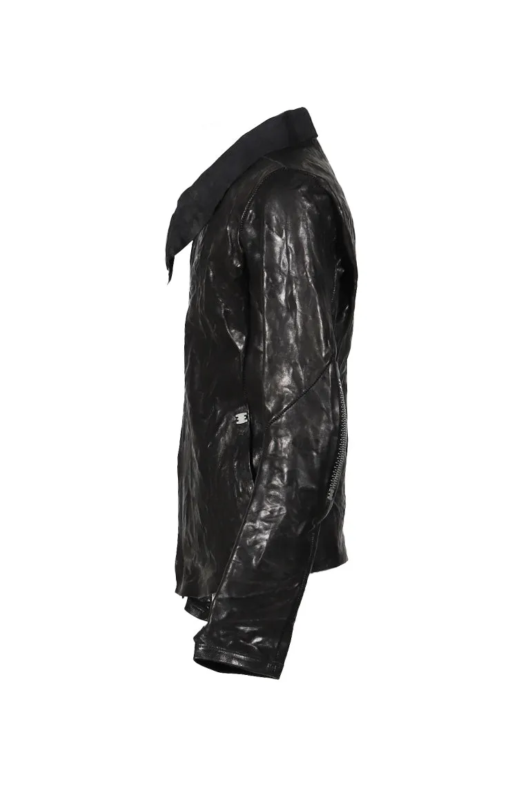 Imparable High Neck Asymetric Jacket / Noir