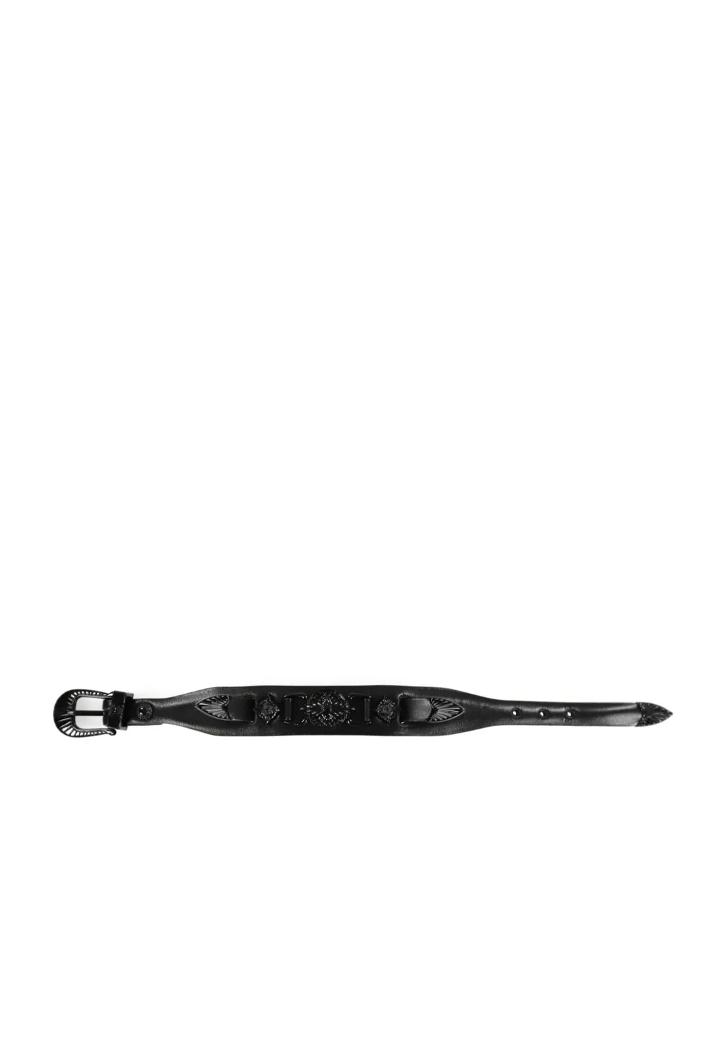 Concho Belt Bangle / Black