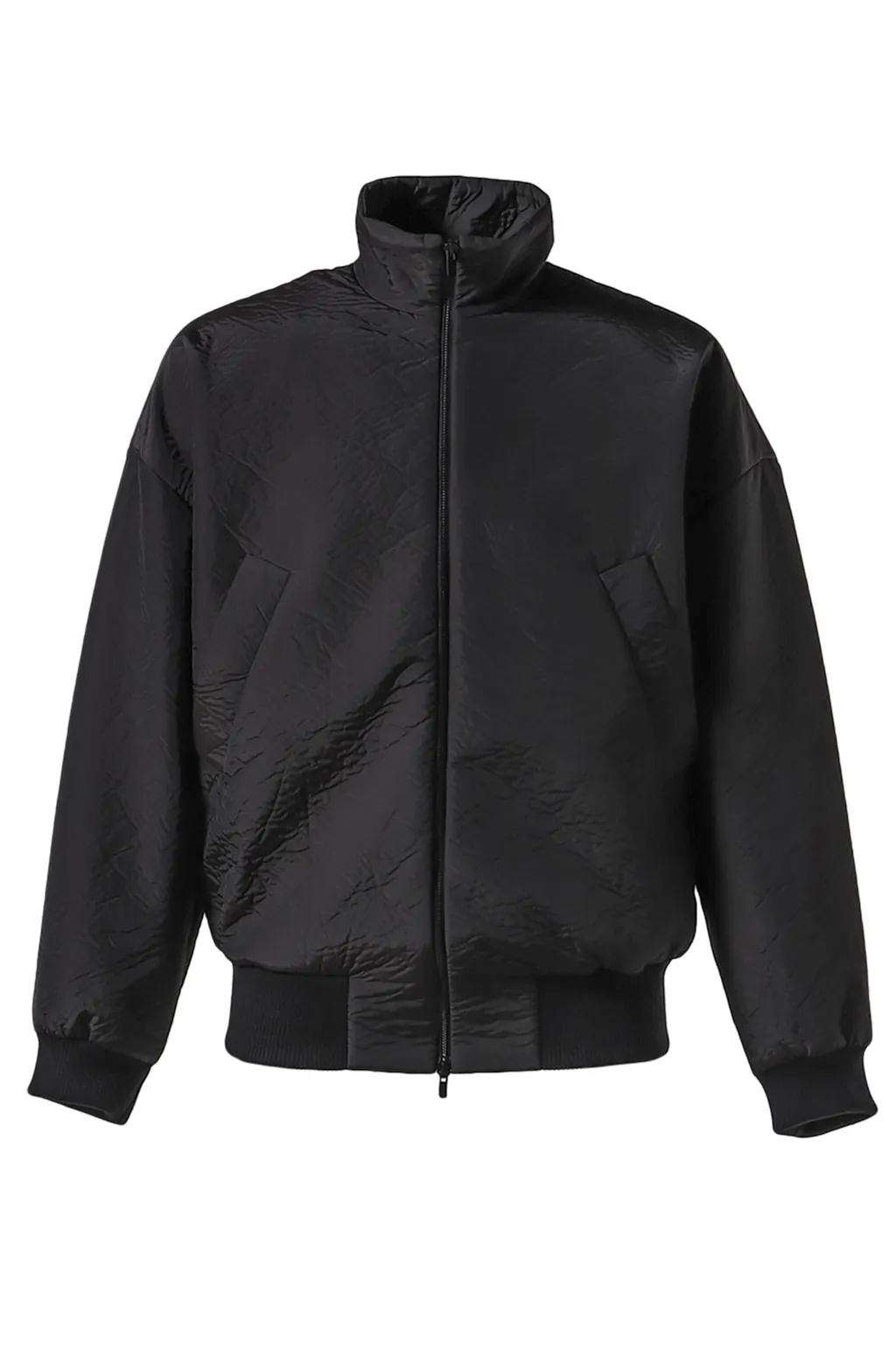 High Neck Track Jacket /Blk