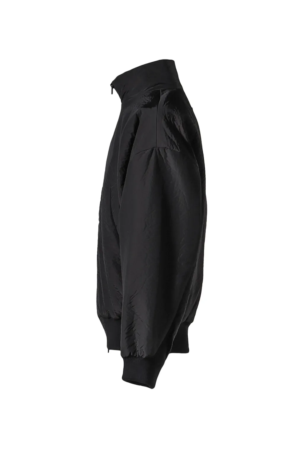 High Neck Track Jacket /Blk