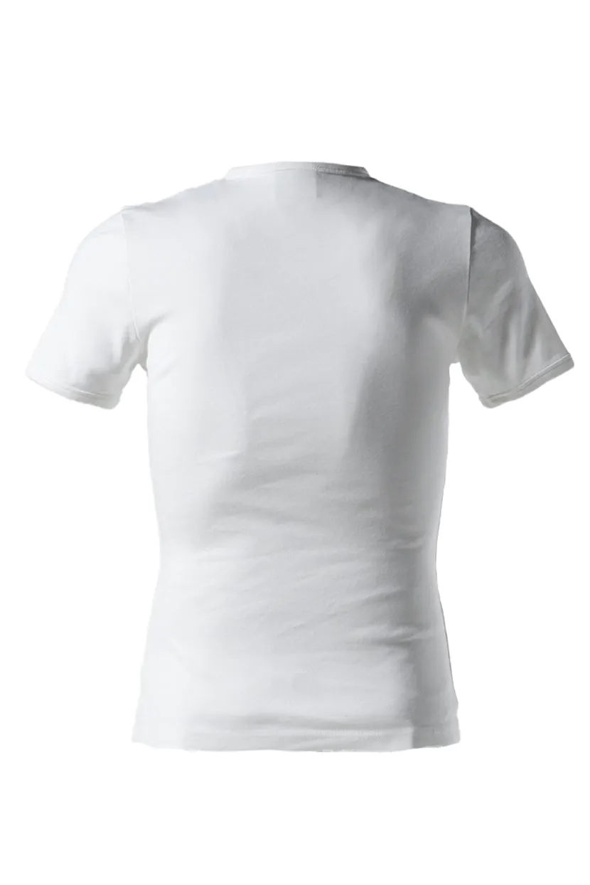 Signature Contrast T-Shirt / Wht