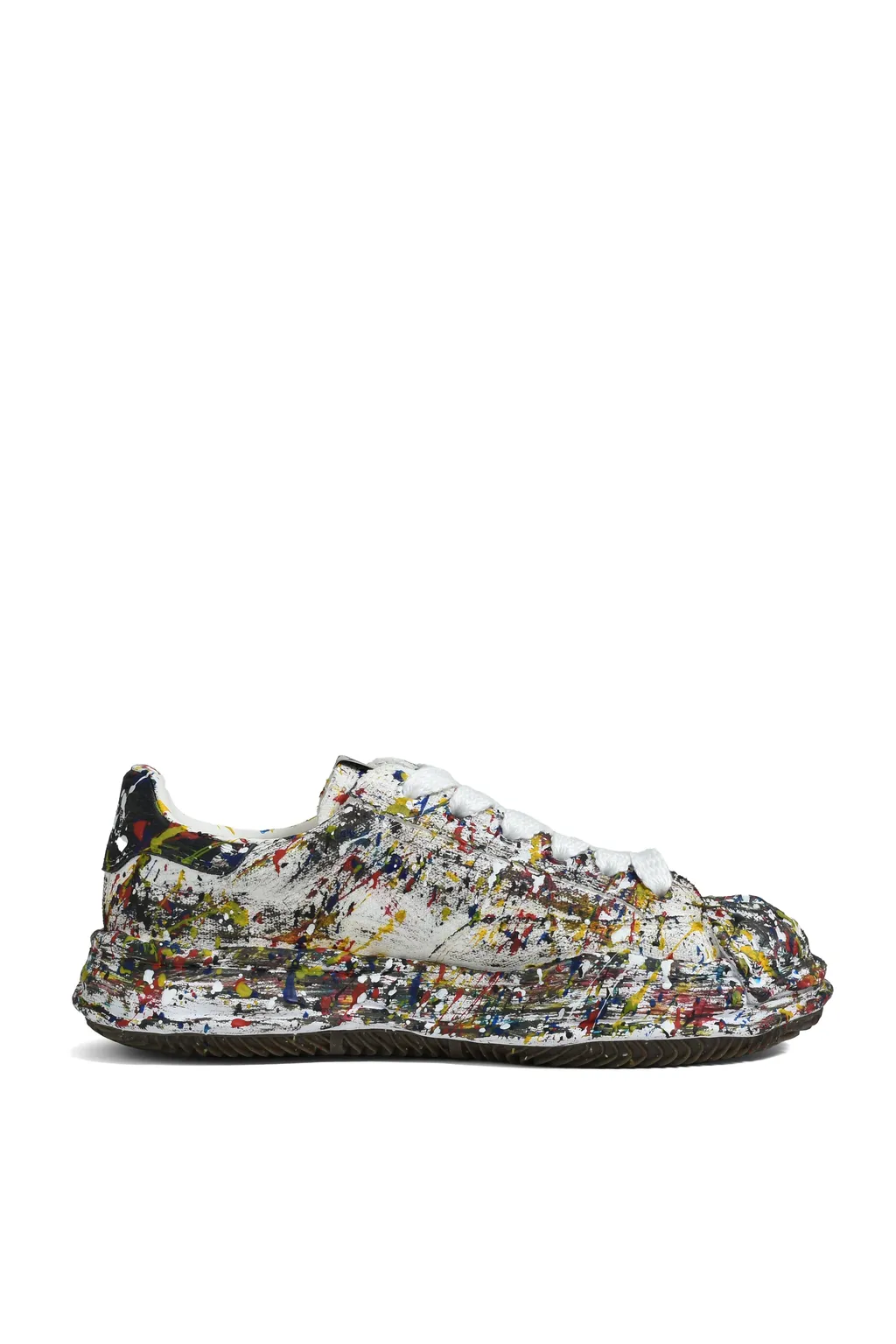 Black Low Canvas Multi / Wht