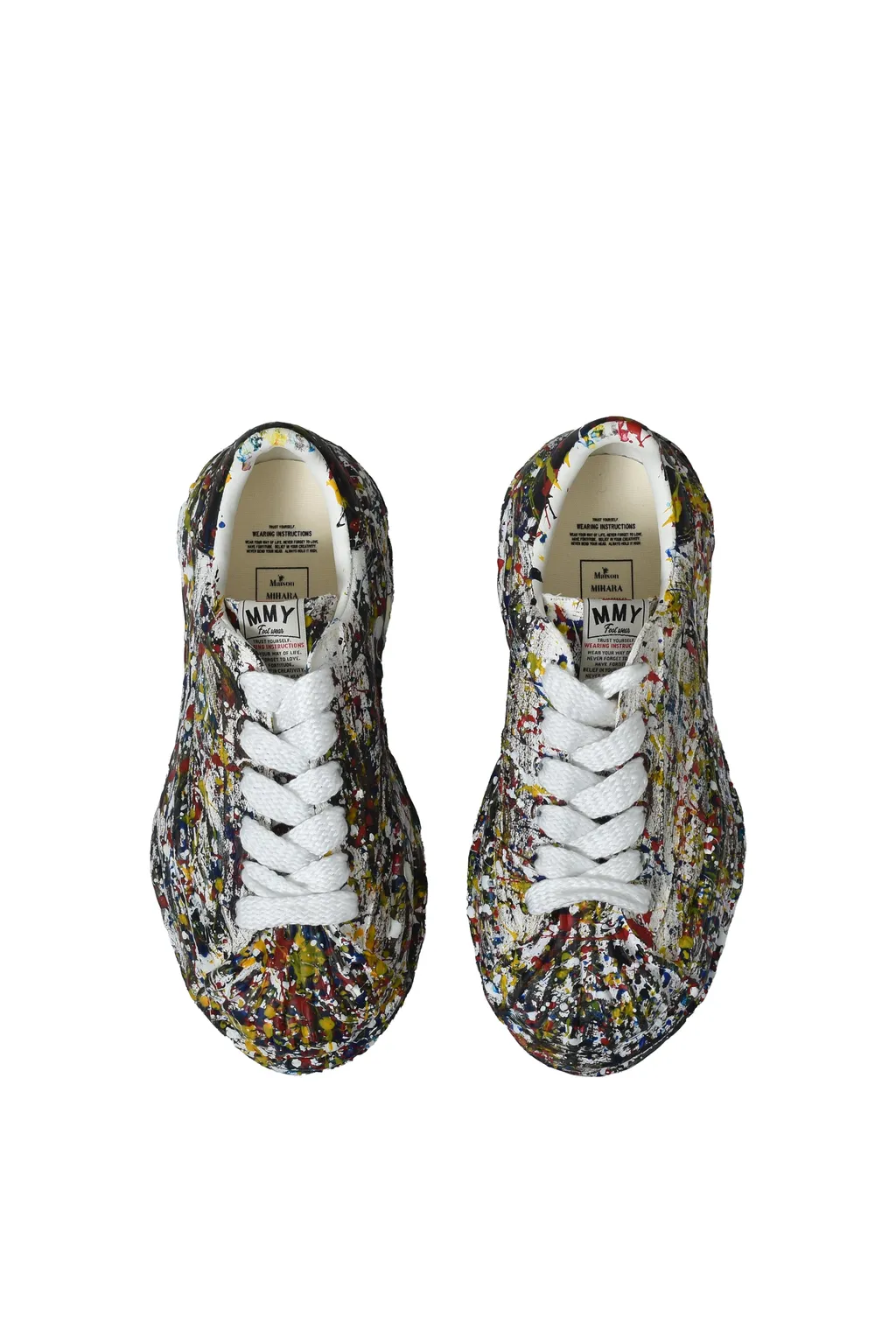 Black Low Canvas Multi / Wht