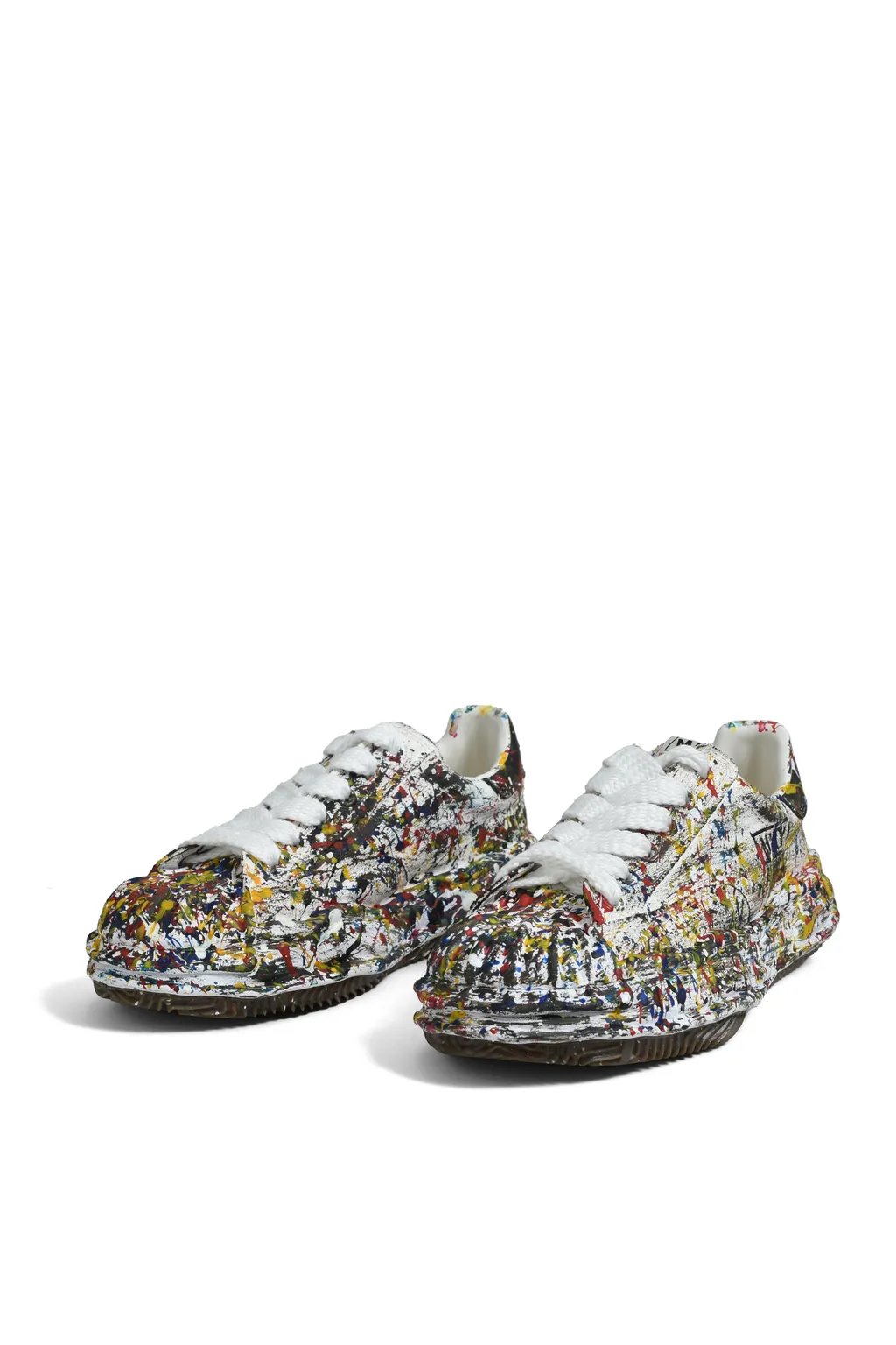 Black Low Canvas Multi / Wht