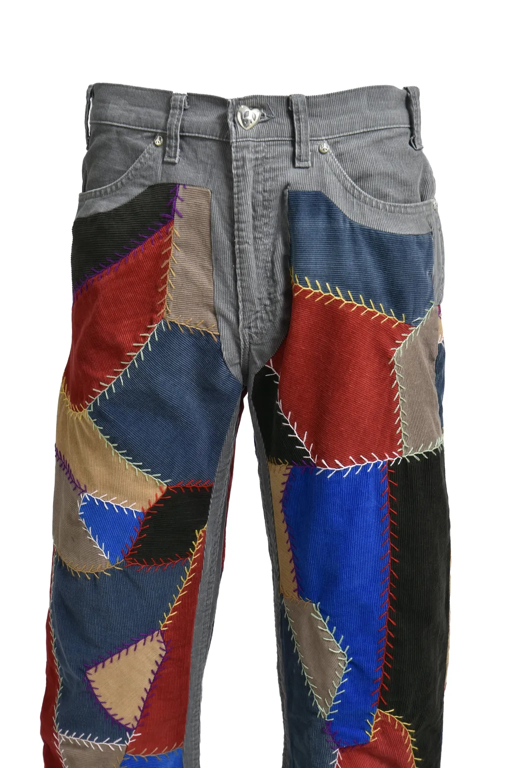 Patchwork Corduroy Pants / Assort