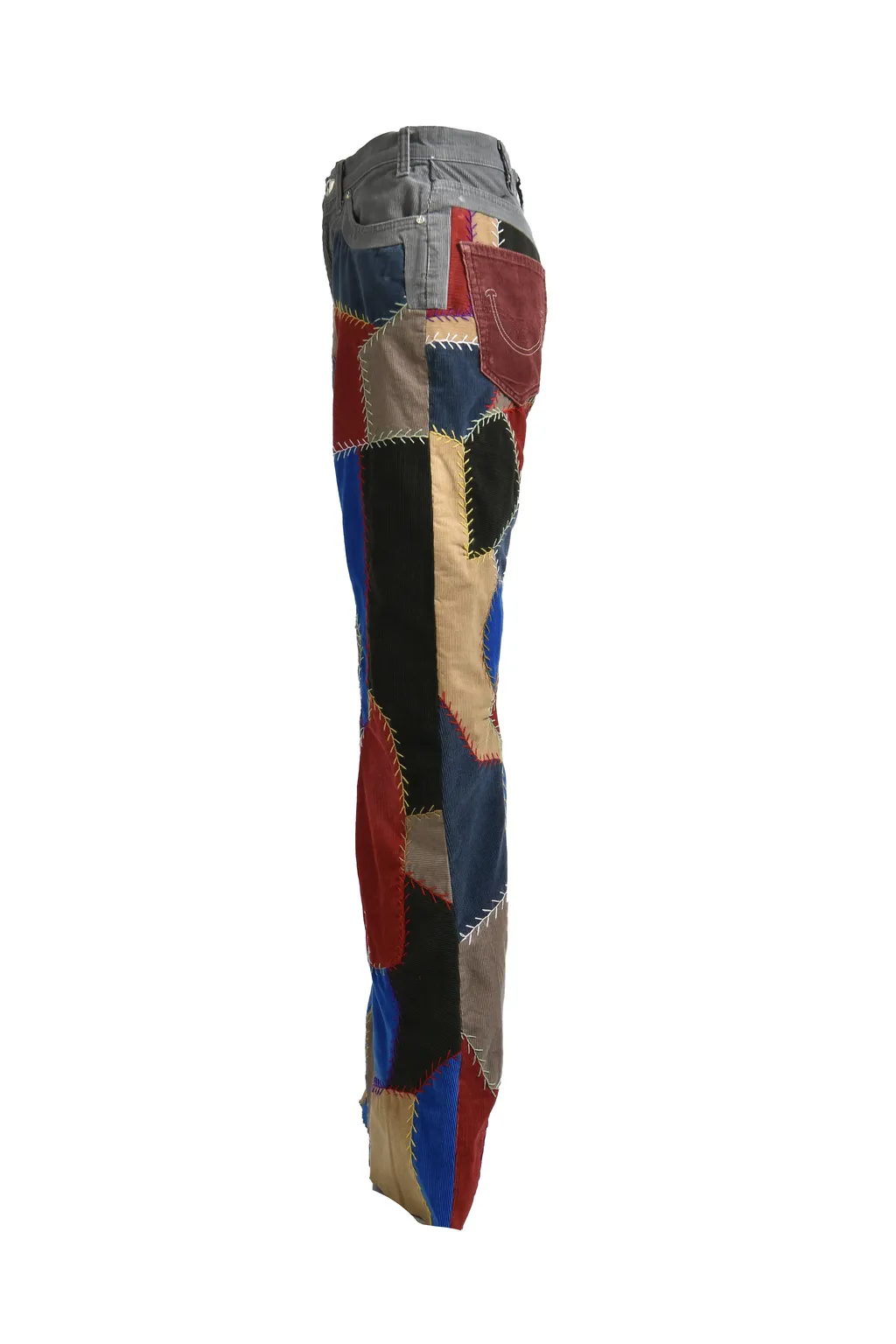 Patchwork Corduroy Pants / Assort