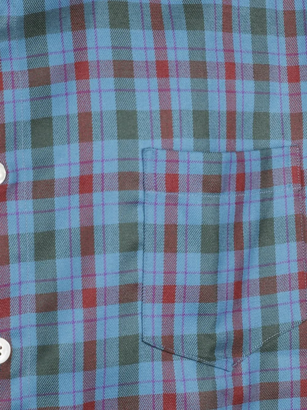 Namacheko Check Pattern Wool Shirt