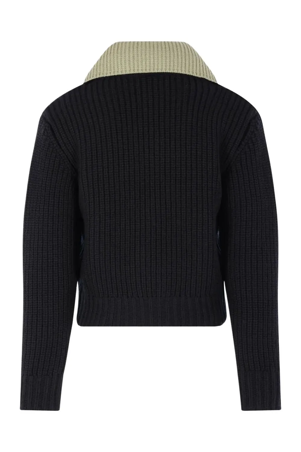 Namacheko Ribbed Zip-Up Cardigan