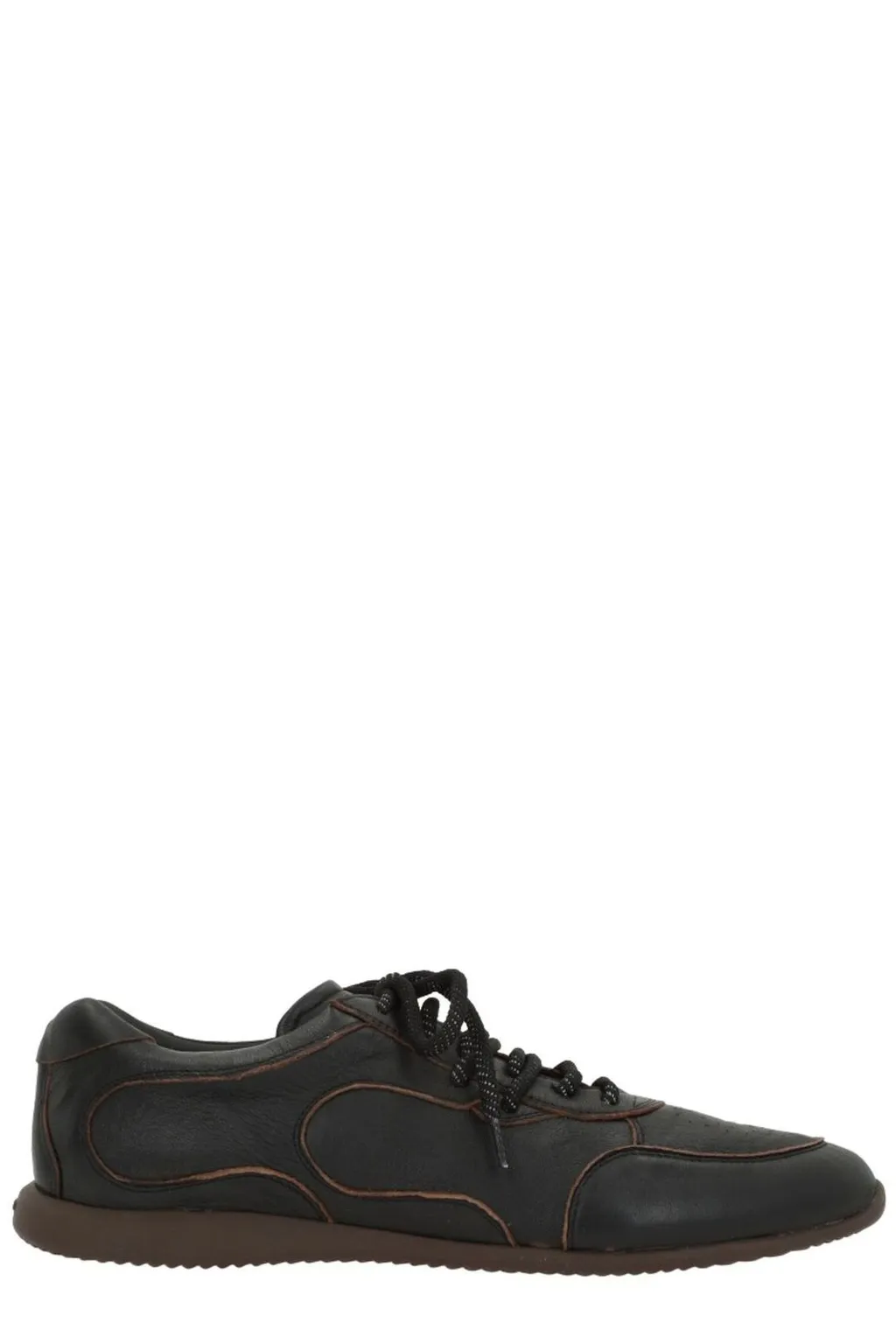 Namacheko Lace-Up Leather Sneakers