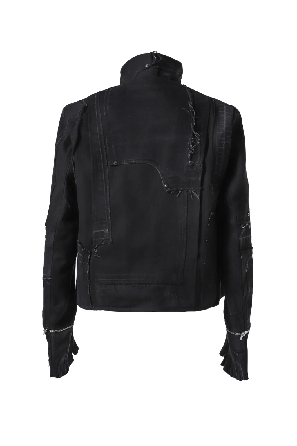 Gloved Tactical Patchwork Jacket / Blk