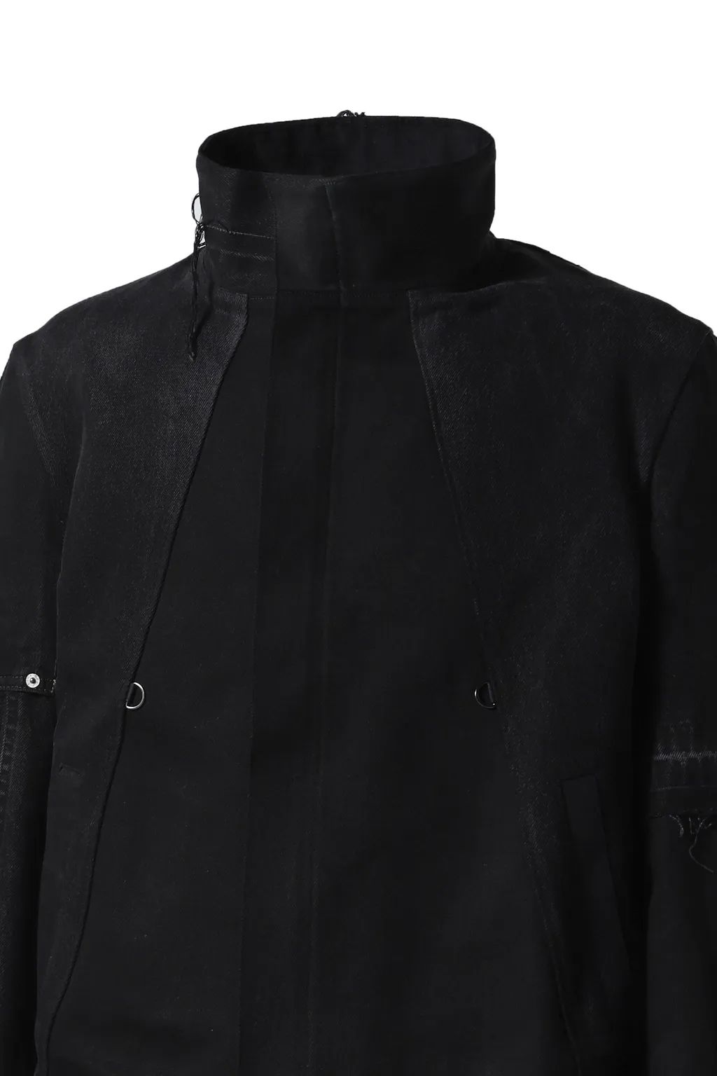 Gloved Tactical Patchwork Jacket / Blk