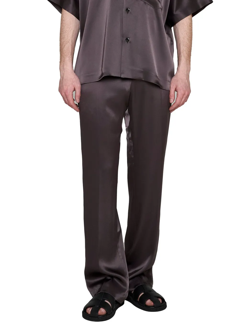 Nanushka Mid Rise Straight Leg Trousers