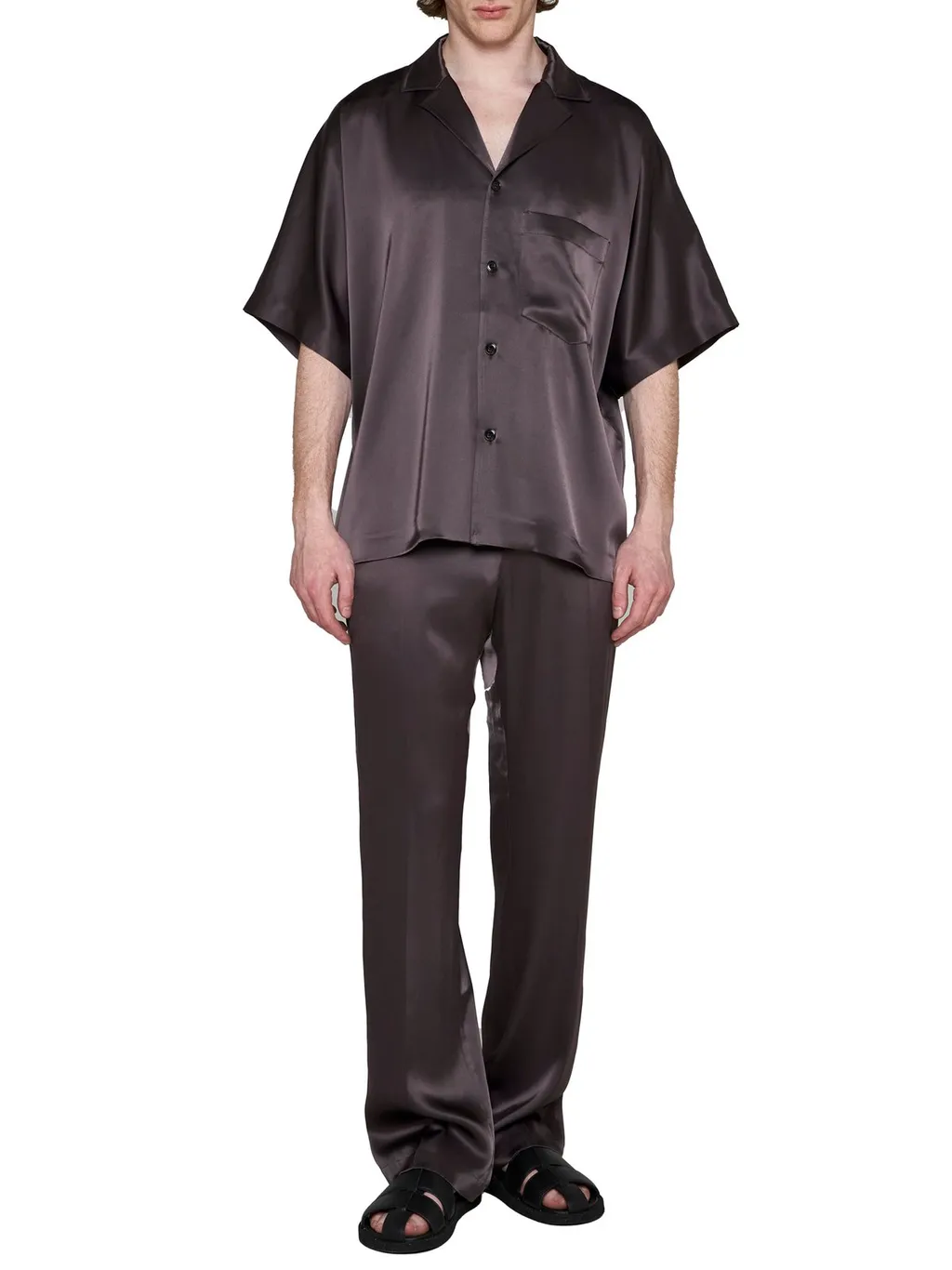 Nanushka Mid Rise Straight Leg Trousers