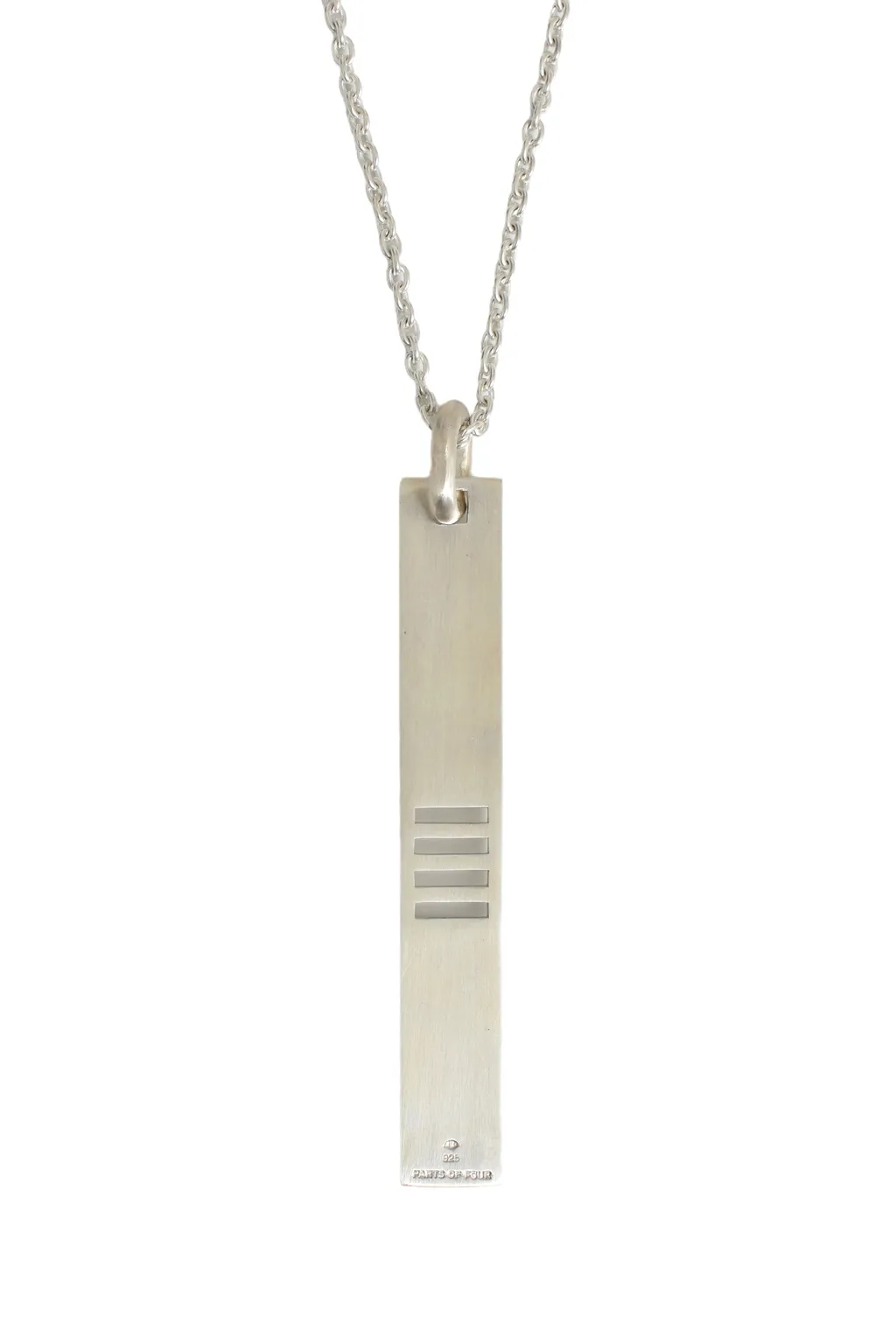 Plate Necklace / Sil