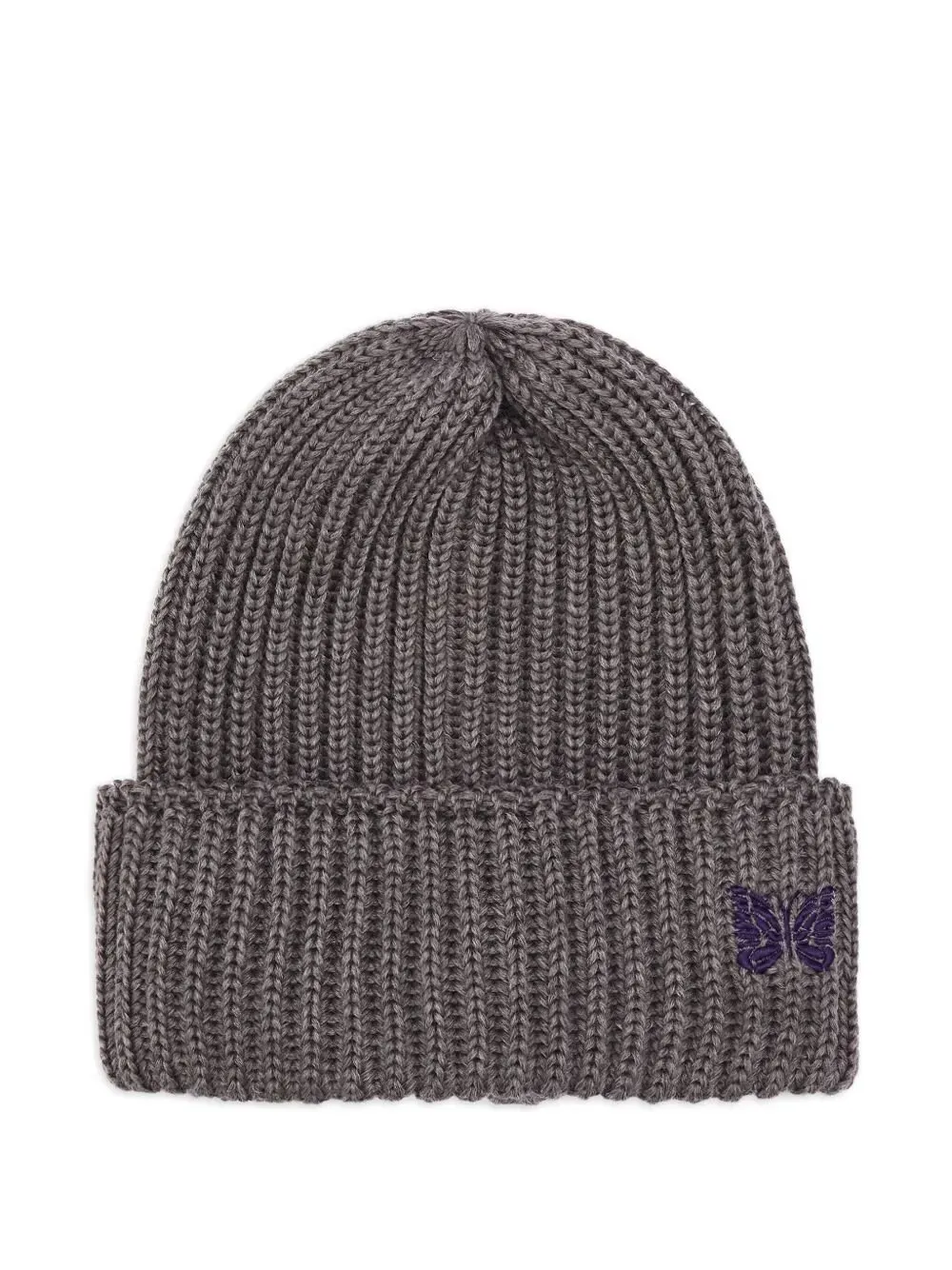 Needles Logo Embroidered Knit Beanie
