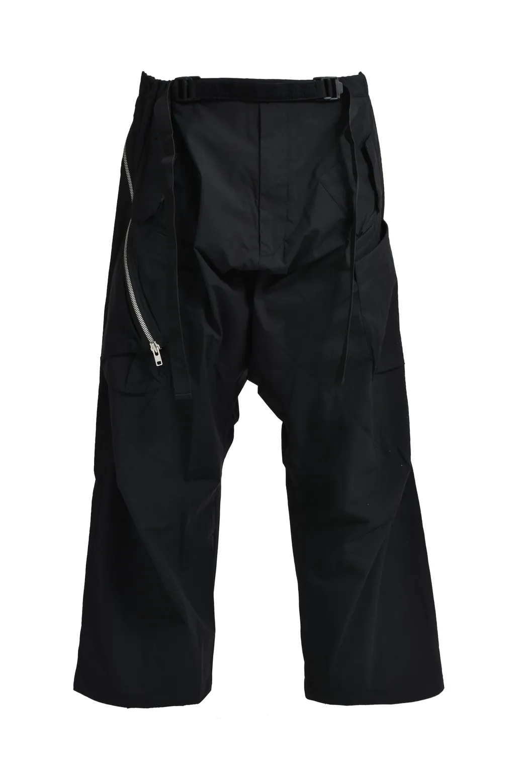 Encapsulated Nylon Ultrawide Drawcord Cargo Trouser Gen. 1 / Blk