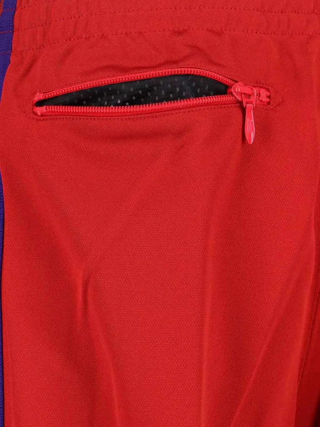 Needles Logo Embroidered Velvet Trousers