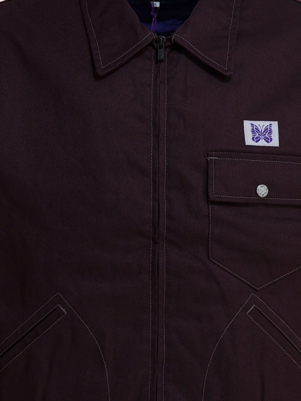 Needles Zipped Logo Patch Jacket