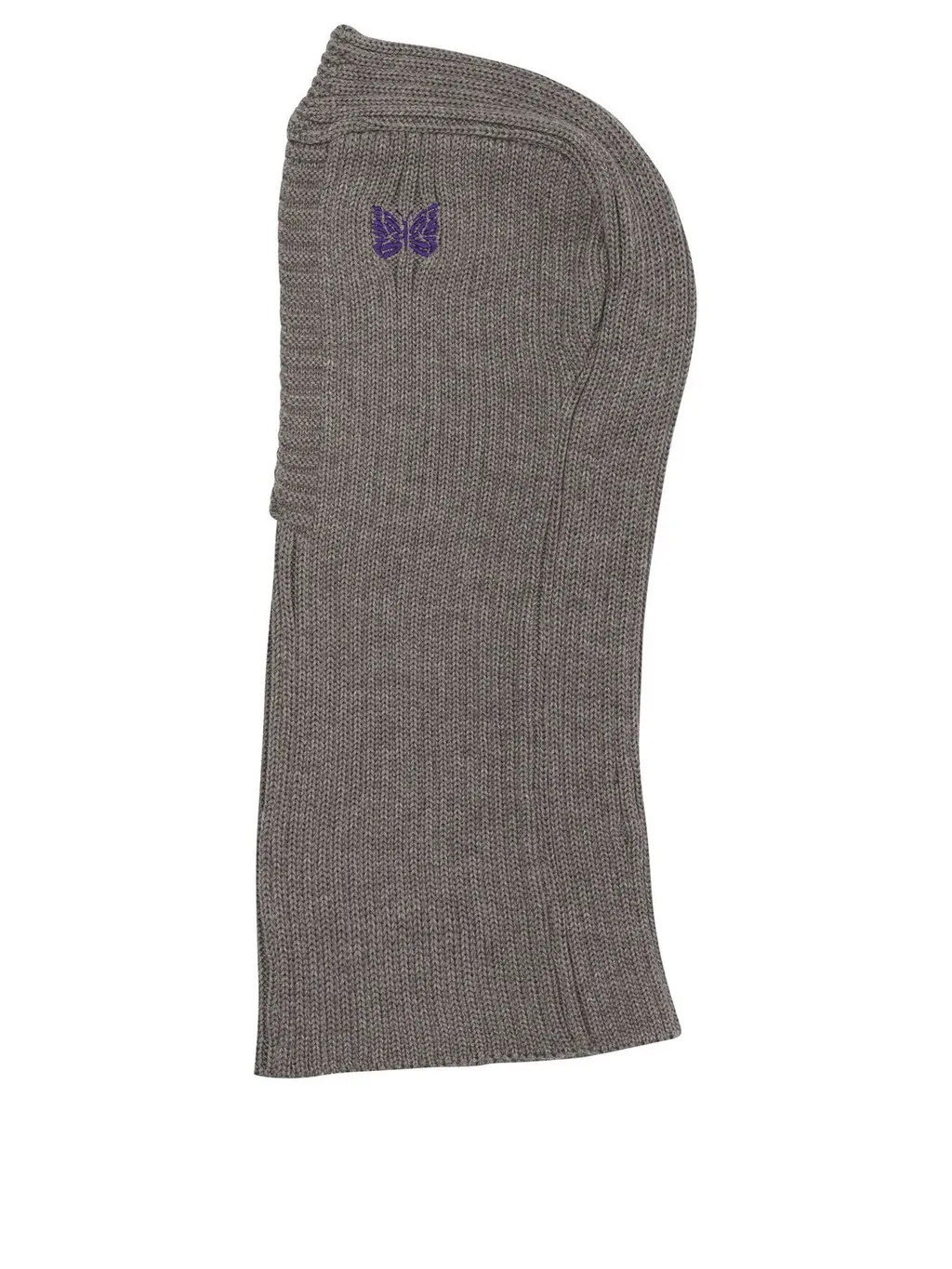 Needles Butterfly Embroidered Knitted Balaclava