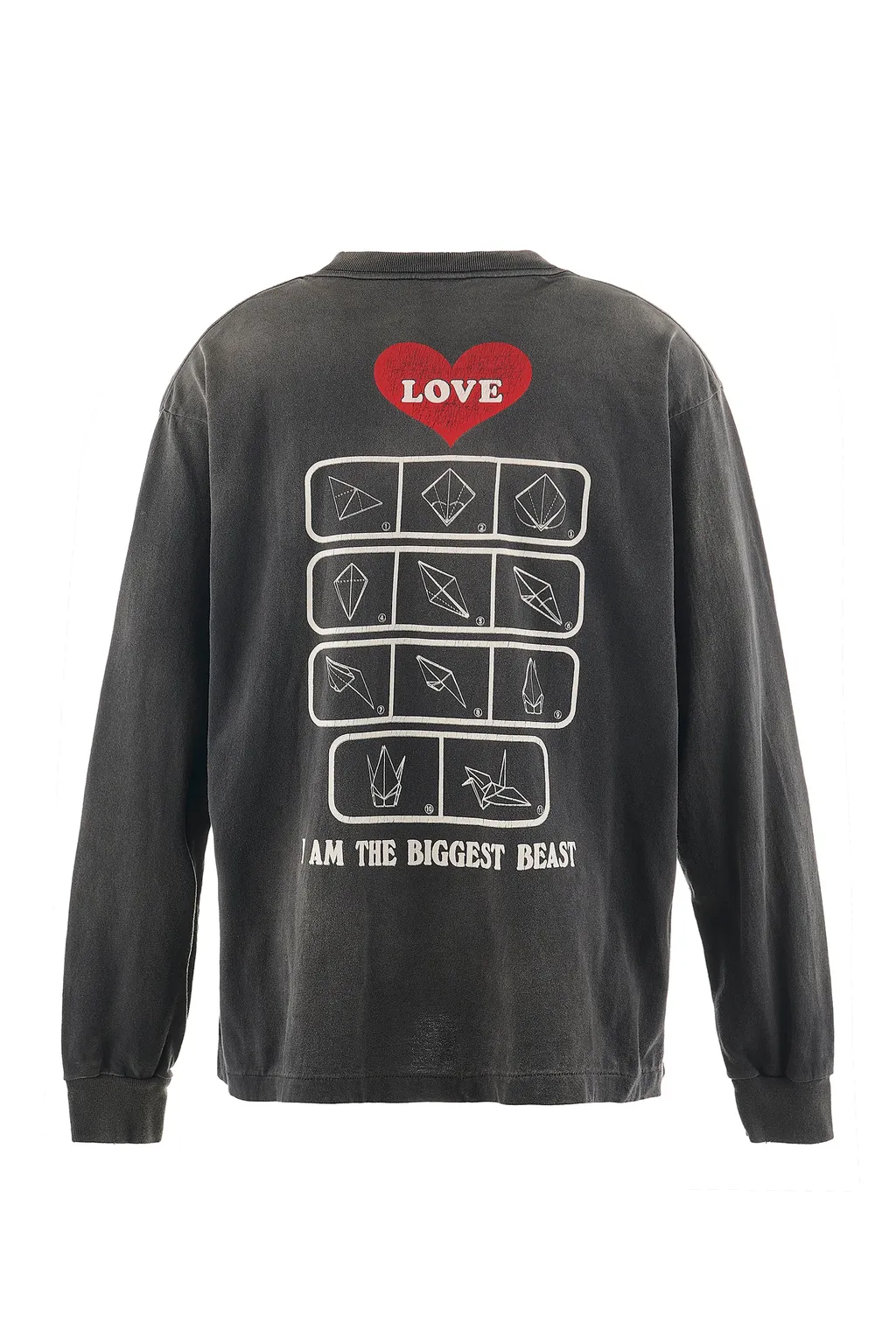 Ls Tee/Love / Black
