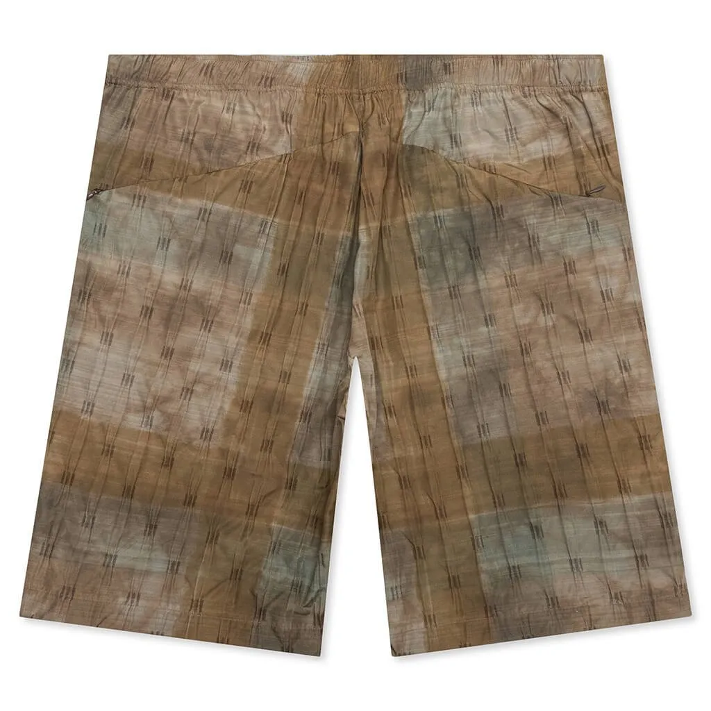 Needles Motif Printed Drawstring Bermuda Shorts