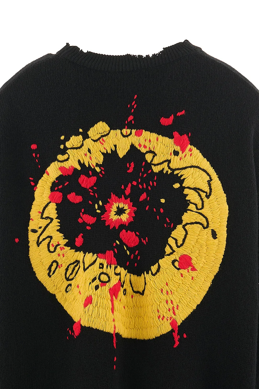 Cp_Crew Knt/Smile / Blk