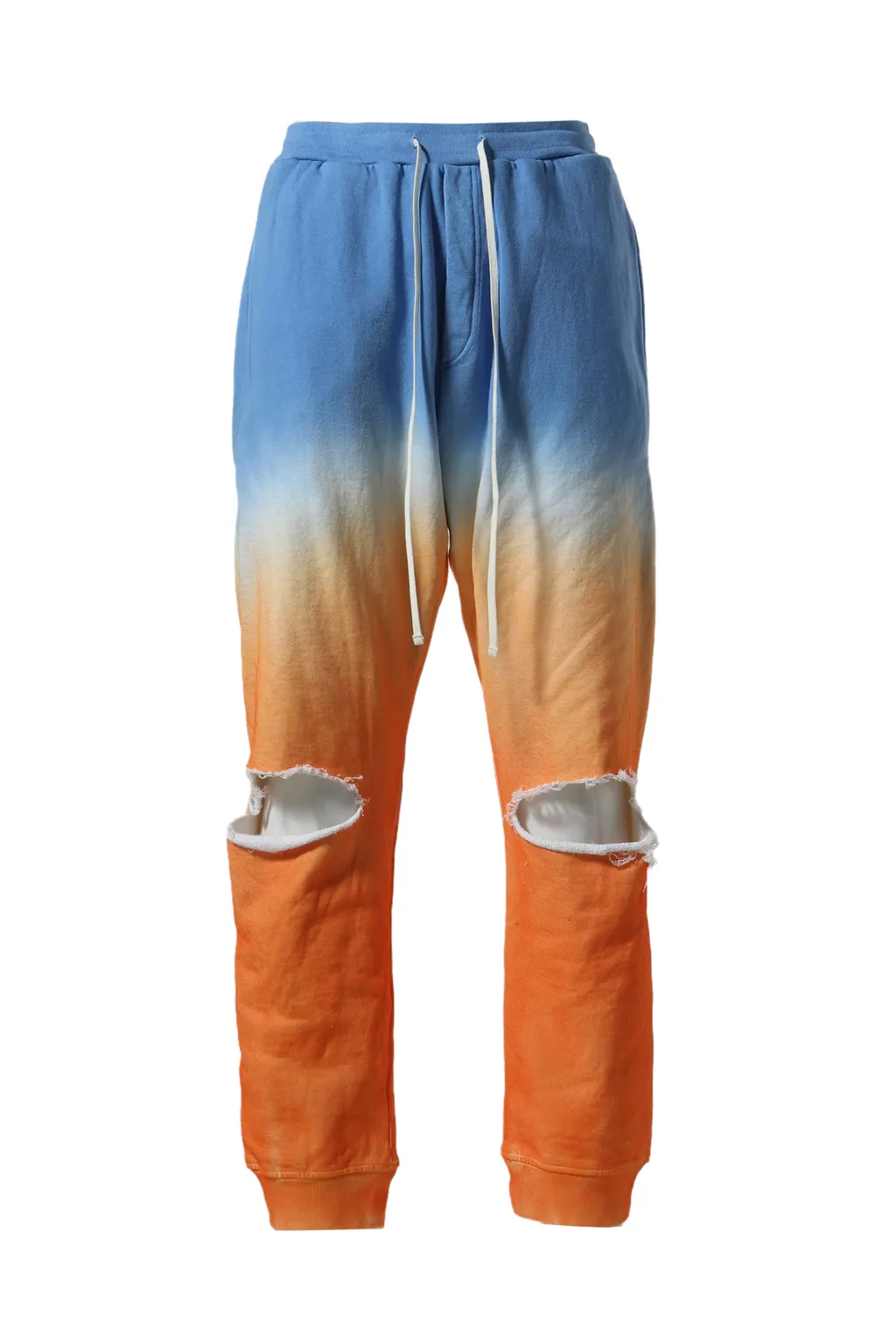 Distressed Sweatpants / Sky