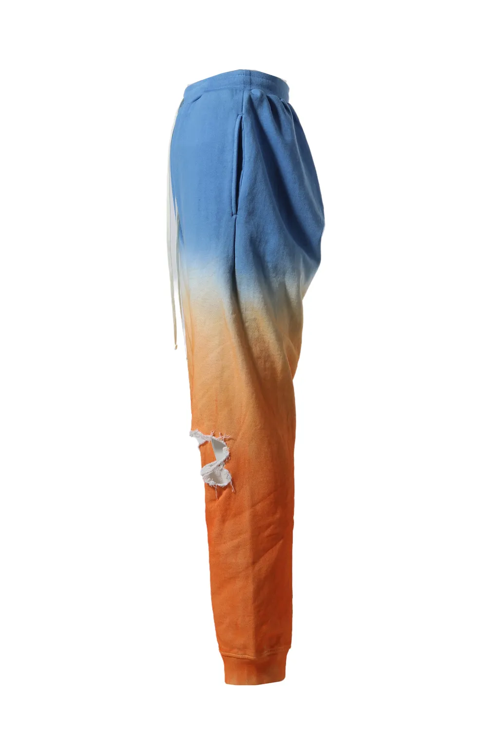 Distressed Sweatpants / Sky