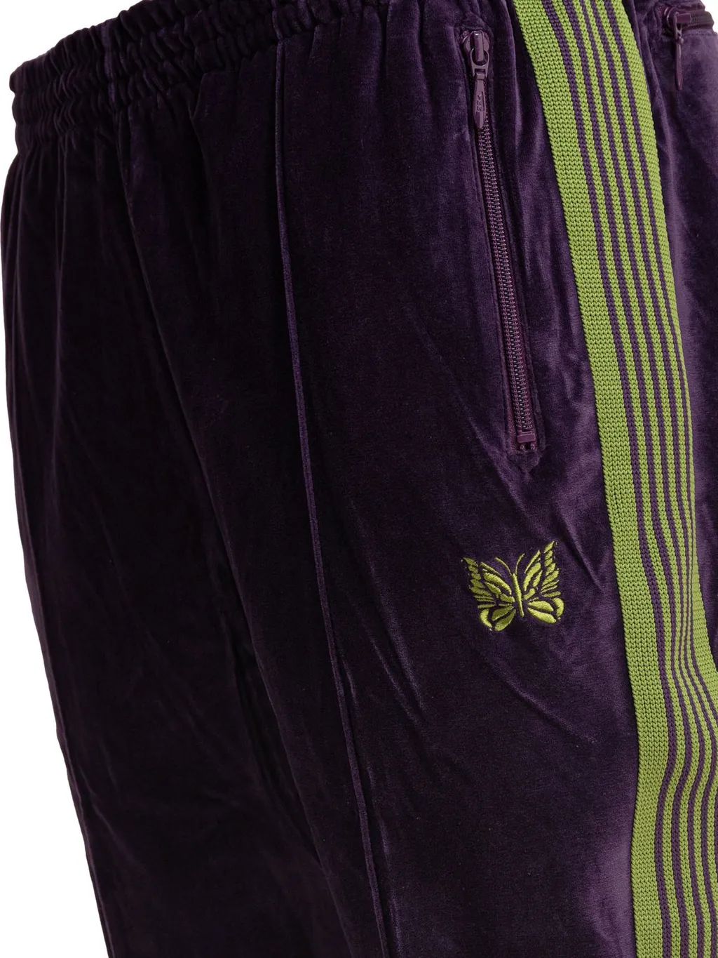 Needles C/Pe Velour Boot-Cut Track Pants