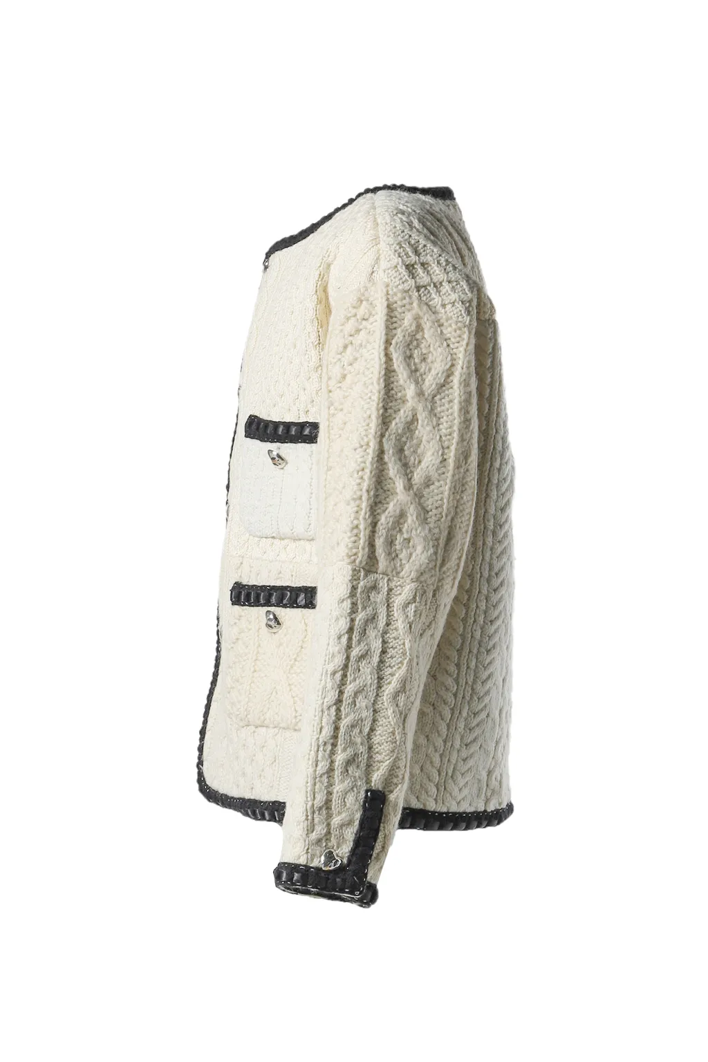 Knit Jacket / White