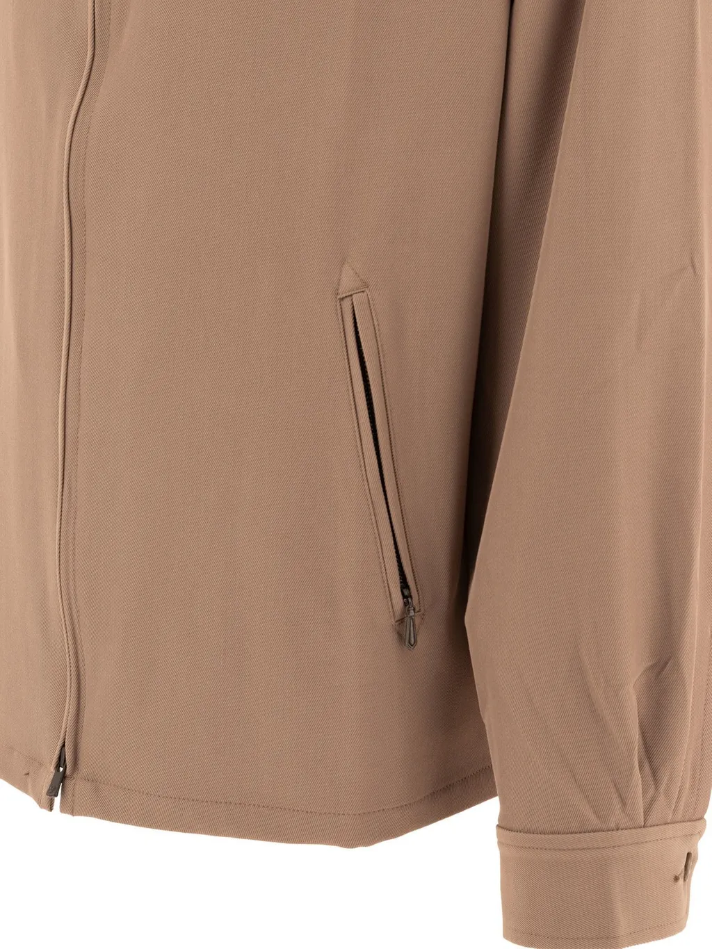 Needles Logo Embroidered Zip-Up Jacket