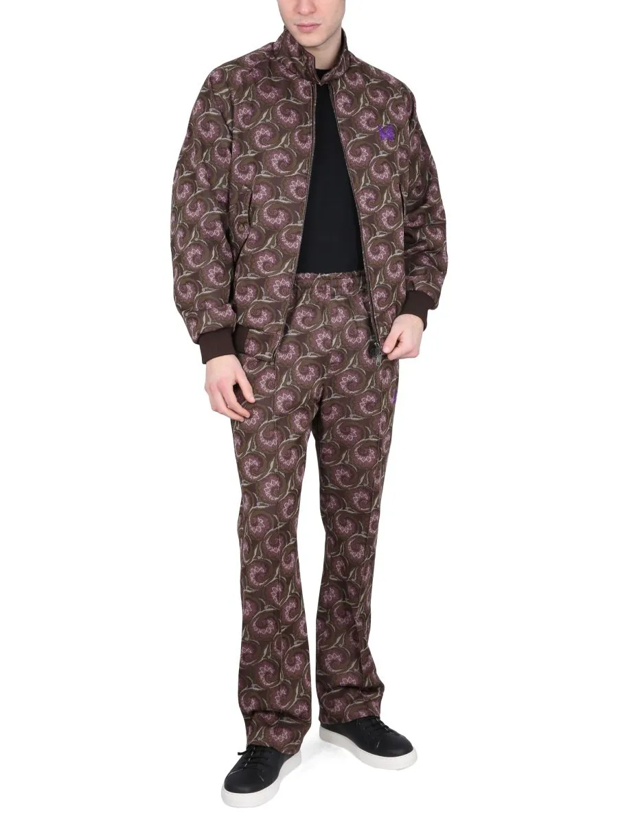 Needles Pintuck Graphic Printed Trousers