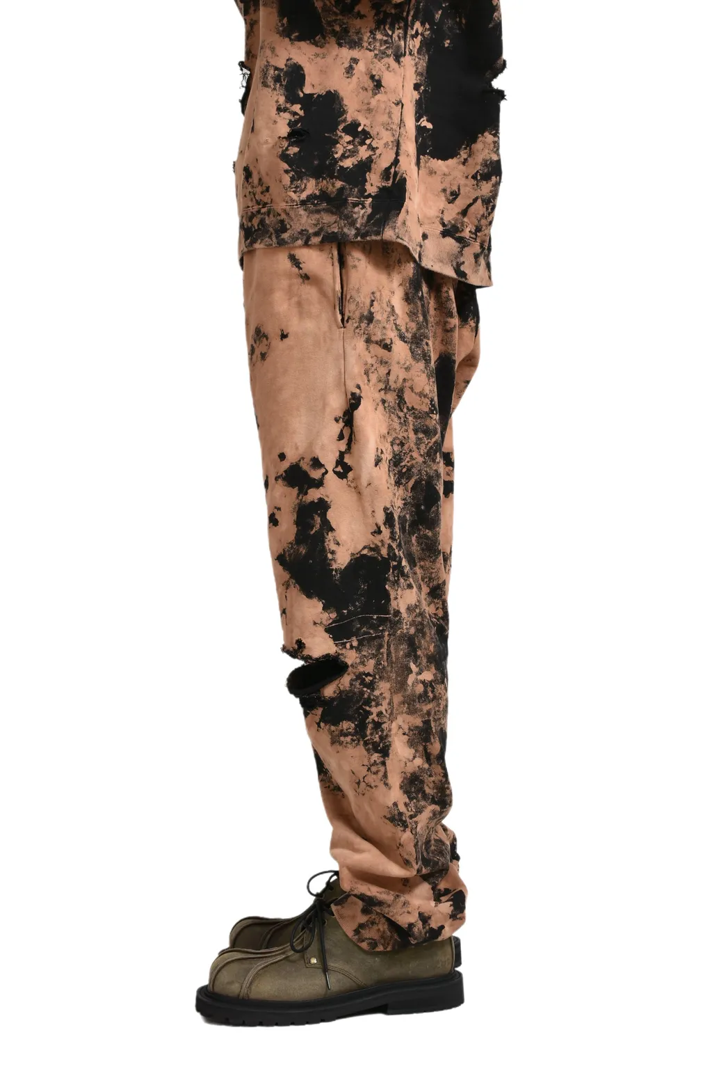 Distressed Sweatpants / Sand