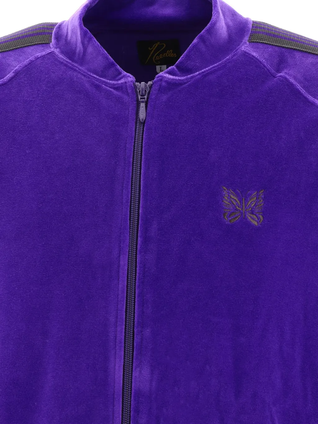 Needles Logo Embroidered Zip-Up Track Jacket