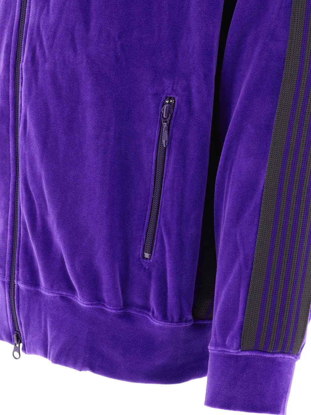 Needles Logo Embroidered Zip-Up Track Jacket