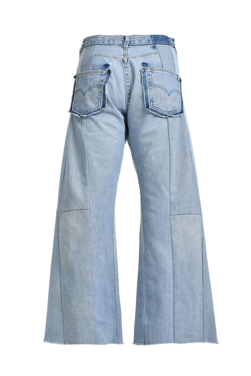 Wide Flare Denim / Blu