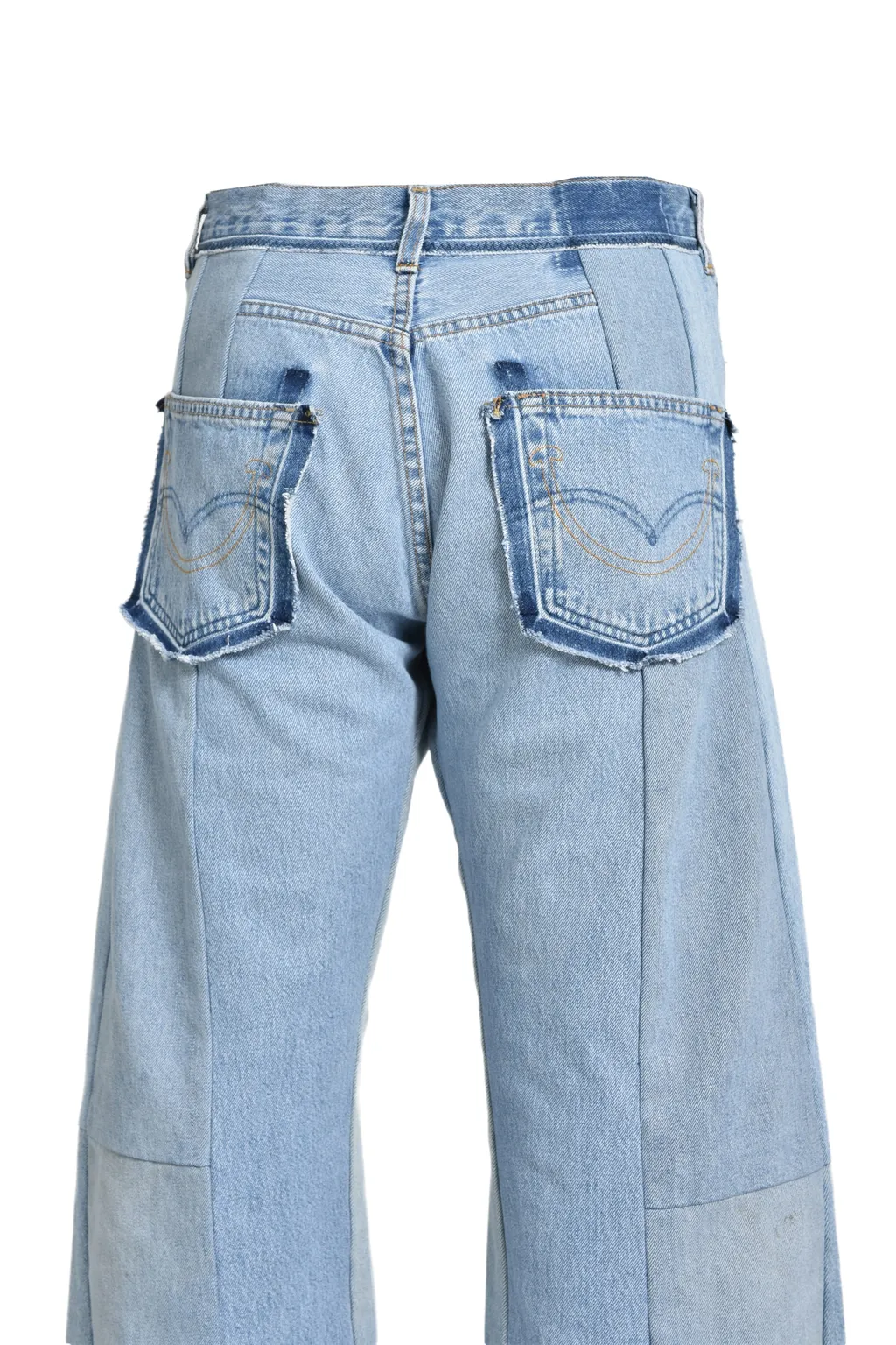 Wide Flare Denim / Blu