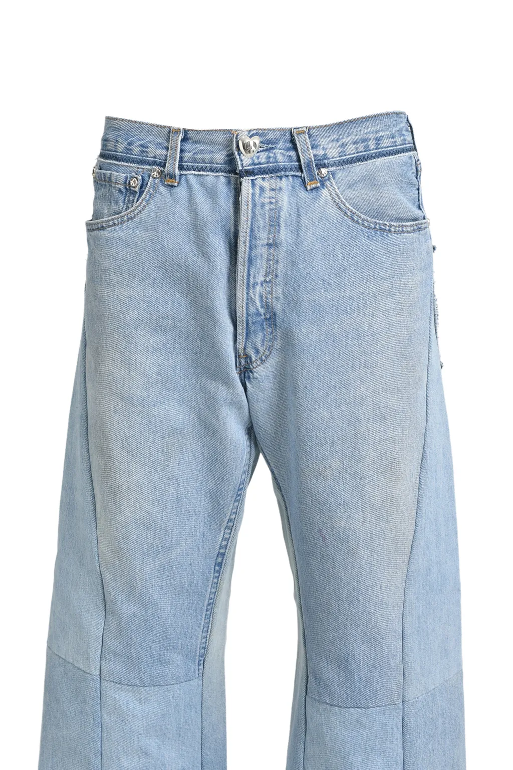 Wide Flare Denim / Blu
