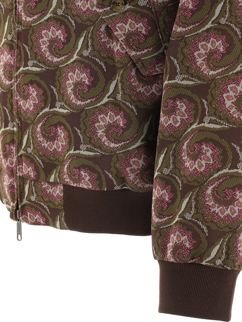 Needles X Baracuta Graphic Patterned Zipped Jacket