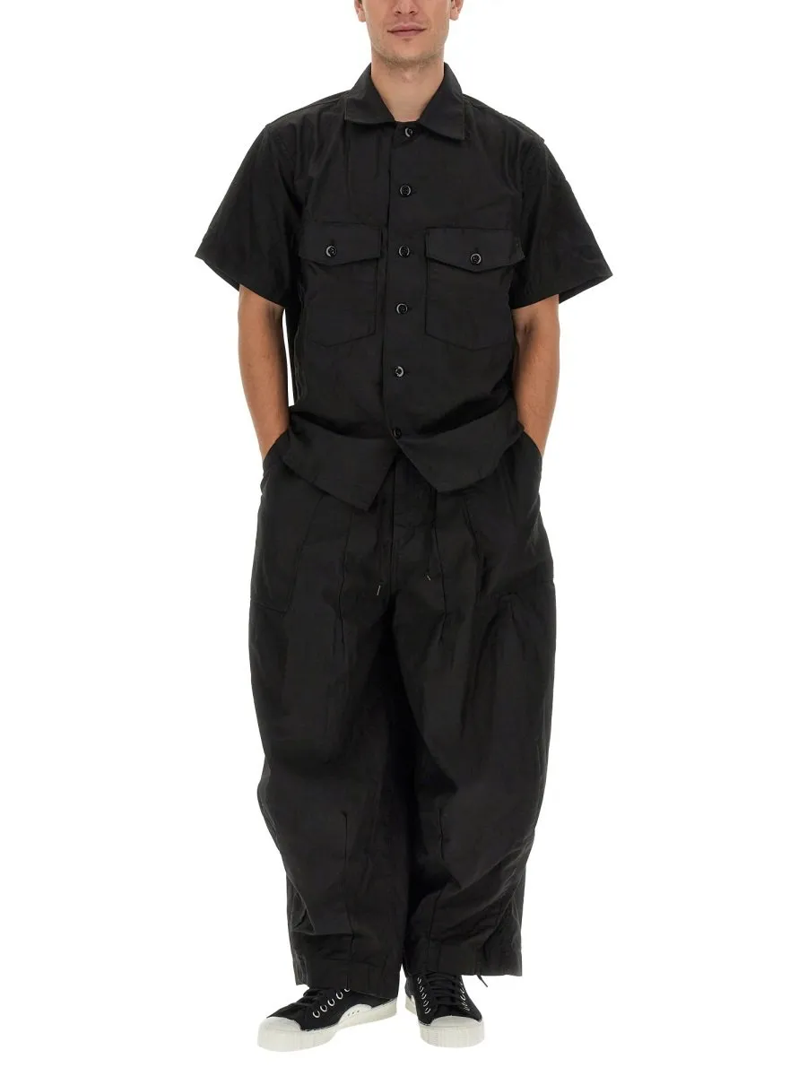 Needles Short-Sleeved Buttoned Shirt
