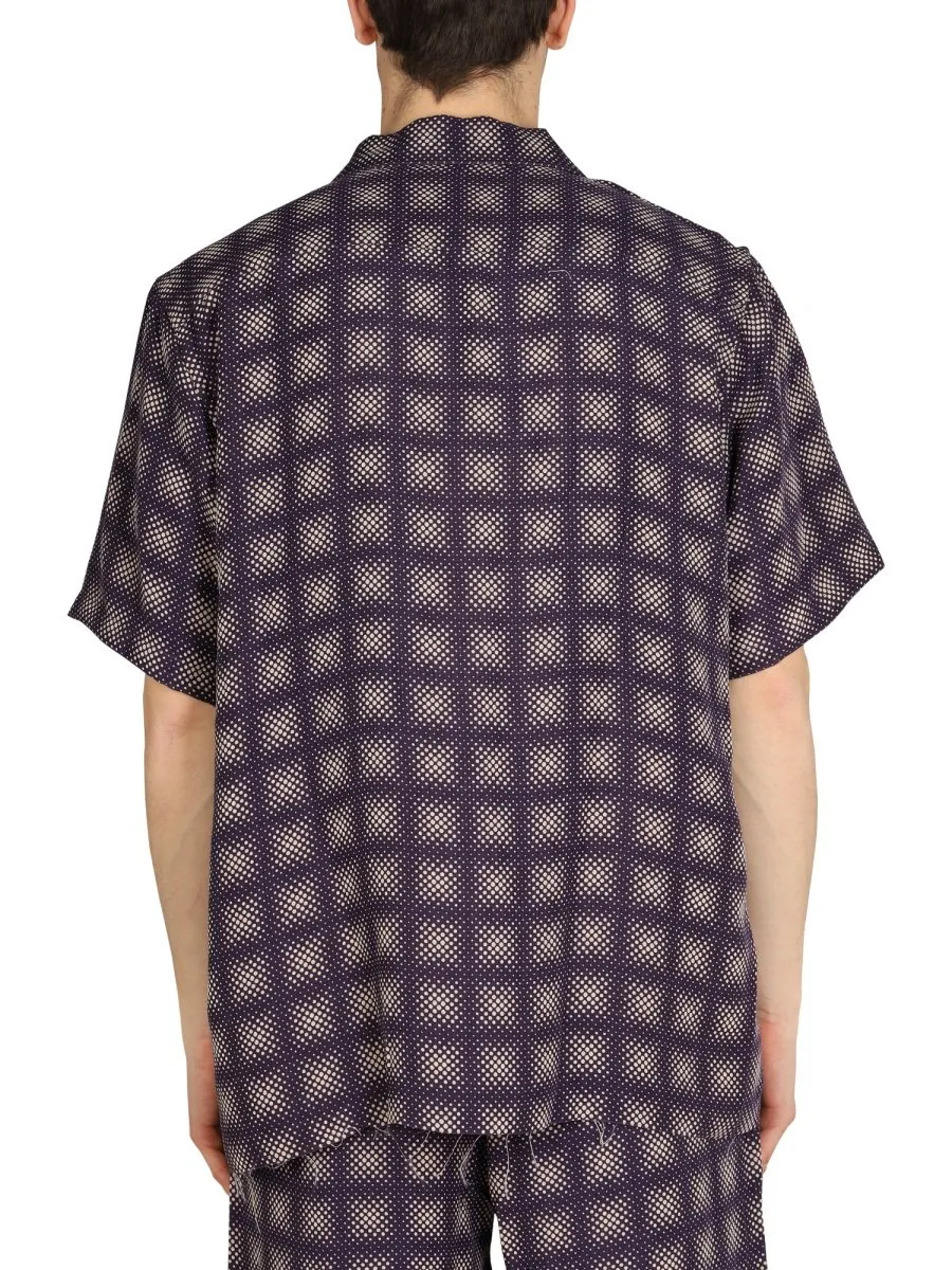 Needles Check Pattern Short Sleeved Shirt