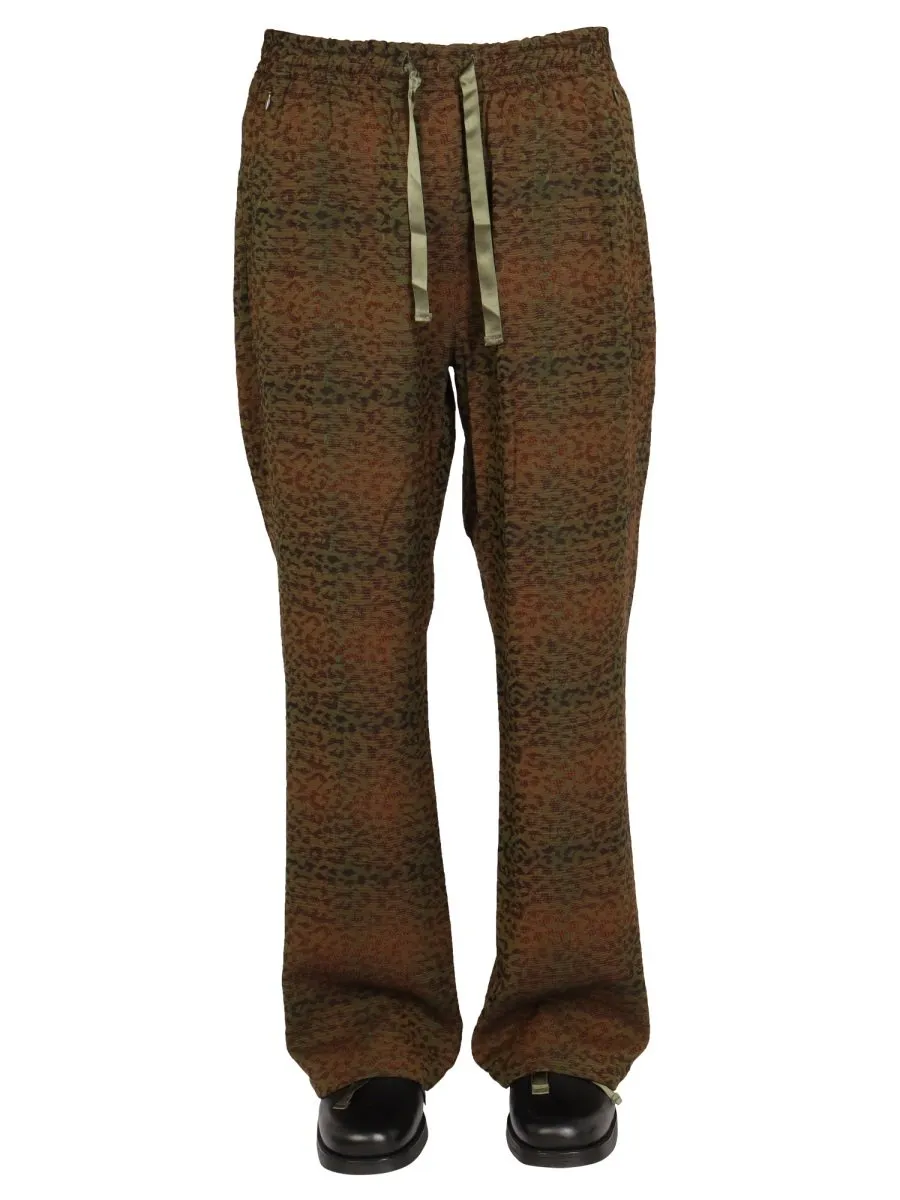 Needles Animal Printed Drawstring Pants