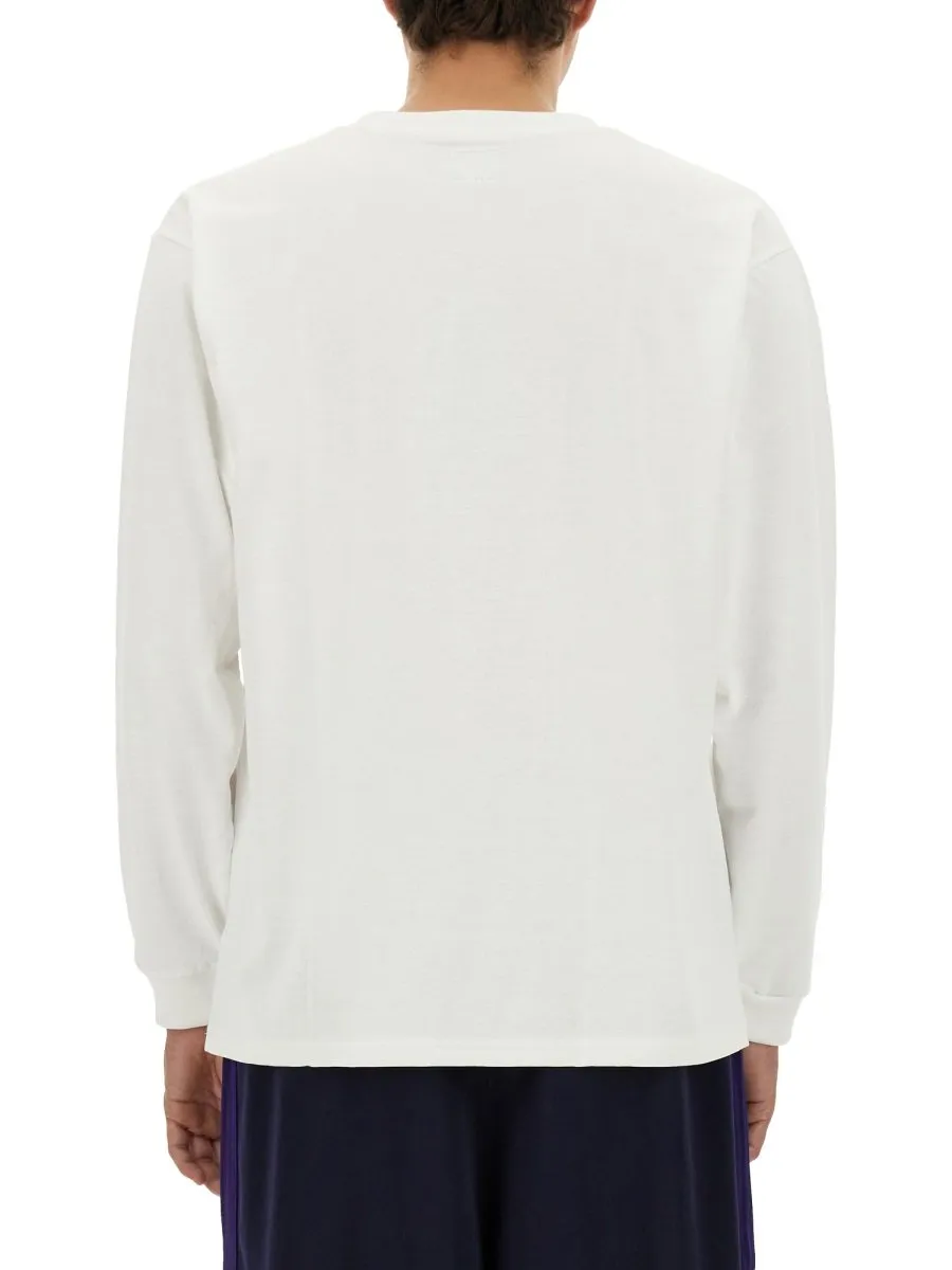 Needles Logo Patch Long-Sleeved T-Shirt
