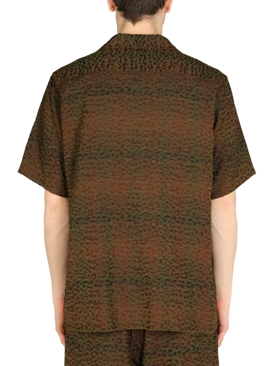 Needles Buttoned Short-Sleeved Shirt