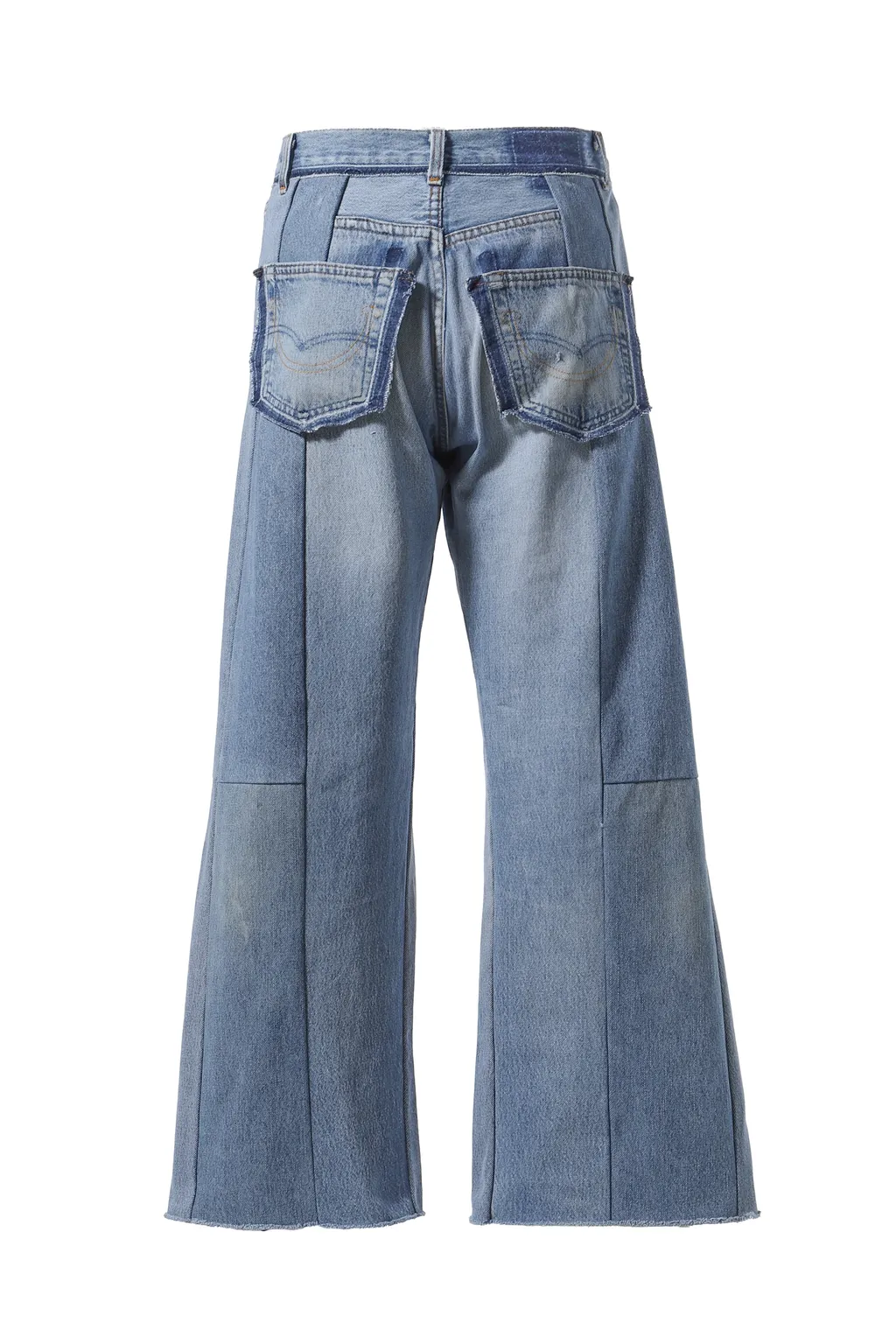 Wide Flare Denim / Blu