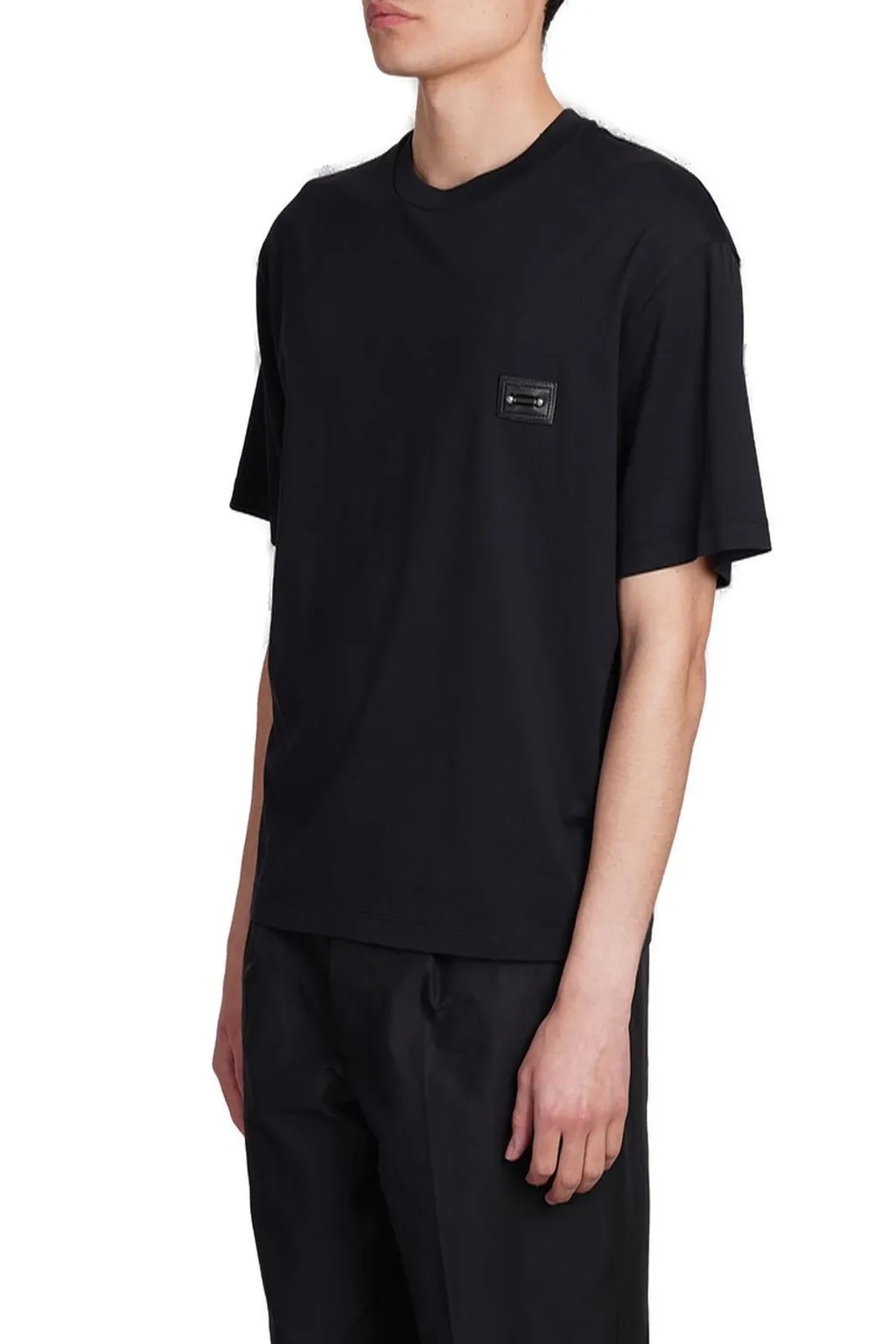 Neil Barrett Piercing-Patch Crewneck T-Shirt